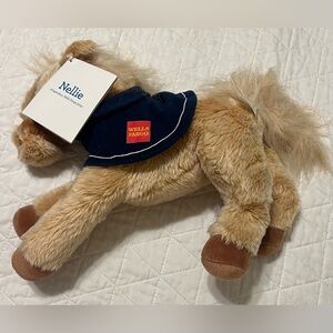2015 Wells Fargo Legendary Pony Nellie Plush Stuffed Animal 14" Tan Horse